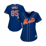 Women's New York Mets #85 Carlos Gomez Authentic Royal Blue Alternate Home Cool Base Baseball Jersey