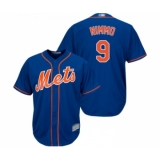 Men's New York Mets #9 Brandon Nimmo Replica Royal Blue Alternate Home Cool Base Baseball Jersey