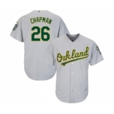 Youth Oakland Athletics #26 Matt Chapman Replica Grey Road Cool Base Baseball Jersey