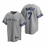 Men's Nike New York Yankees #19 Masahiro Tanaka Gray Road Stitched Baseball Jersey