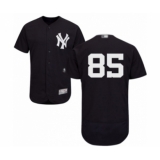 Men's New York Yankees #85 Luis Cessa Navy Blue Alternate Flex Base Authentic Collection Baseball Player Jersey