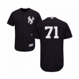 Men's New York Yankees #71 Stephen Tarpley Navy Blue Alternate Flex Base Authentic Collection Baseball Player Jersey