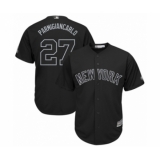 Men's New York Yankees #27 Giancarlo Stanton  Parmigiancarlo  Authentic Black 2019 Players Weekend Baseball Jersey