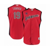 Youth New York Yankees #19 Masahiro Tanaka Authentic Red American League 2019 Baseball All-Star Jersey