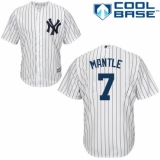Men's Mitchell and Ness 1929 New York Yankees #3 Babe Ruth Replica Grey Throwback MLB Jersey