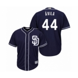 Youth San Diego Padres #44 Pedro Avila Authentic Navy Blue Alternate 1 Cool Base Baseball Player Jersey