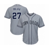 Youth San Diego Padres #27 Francisco Mejia Authentic Grey Road Cool Base Baseball Player Jersey