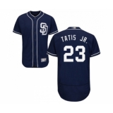 Men's San Diego Padres #23 Fernando Tatis Jr. Navy Blue Alternate Flex Base Authentic Collection Baseball Jersey