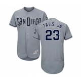 Men's San Diego Padres #23 Fernando Tatis Jr. Authentic Grey Road Cool Base Baseball Jersey