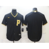 Men's Nike Pittsburgh Pirates Blank Black Jersey