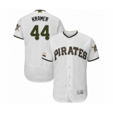 Men's Pittsburgh Pirates #44 Kevin Kramer White Alternate Authentic Collection Flex Base Baseball Player Jersey