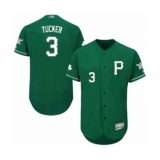 Men's Pittsburgh Pirates #3 Cole Tucker Green Celtic Flexbase Authentic Collection Baseball Player Jersey