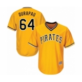 Youth Pittsburgh Pirates #64 Montana DuRapau Authentic Gold Alternate Cool Base Baseball Player Jersey