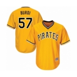 Youth Pittsburgh Pirates #57 Nick Burdi Authentic Gold Alternate Cool Base Baseball Player Jersey