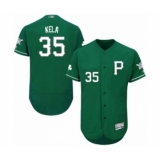 Men's Pittsburgh Pirates #35 Keone Kela Green Celtic Flexbase Authentic Collection Baseball Player Jersey