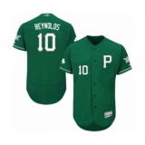 Men's Pittsburgh Pirates #10 Bryan Reynolds Green Celtic Flexbase Authentic Collection Baseball Player Jersey
