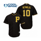 Youth Pittsburgh Pirates #10 Bryan Reynolds Authentic Black Alternate Cool Base Baseball Player Jersey
