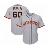 Youth San Francisco Giants #60 Wandy Peralta Authentic Grey Road Cool Base Baseball Player Jersey