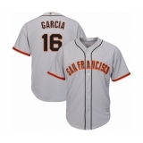 Youth San Francisco Giants #16 Aramis Garcia Authentic Grey Road Cool Base Baseball Player Jersey
