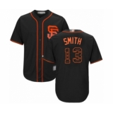 Men's San Francisco Giants #13 Will Smith Authentic Black Team Logo Fashion Cool Base Baseball Jersey