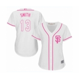 Women's San Francisco Giants #13 Will Smith Authentic White Fashion Cool Base Baseball Jersey