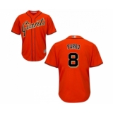 Men's San Francisco Giants #19 Tyler Austin Black Alternate Flex Base Authentic Collection Baseball Jersey