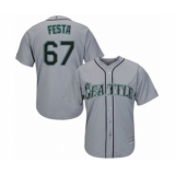 Youth Seattle Mariners #67 Matt Festa Authentic Teal Green Alternate Cool Base Baseball Player Jersey