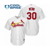 Youth St. Louis Cardinals #30 Tyler Webb Authentic White Home Cool Base Baseball Player Jersey