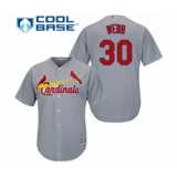 Youth St. Louis Cardinals #30 Tyler Webb Authentic Grey Road Cool Base Baseball Player Jersey