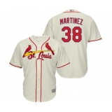 Youth St. Louis Cardinals #38 Jose Martinez Replica Cream Alternate Cool Base Baseball Jersey