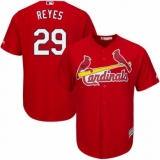 Youth Majestic St. Louis Cardinals #29 lex Reyes Authentic Red Alternate Cool Base MLB Jersey