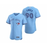 Mens Toronto Blue Jays #90 Adam Cimber Nike Powder Blue Alternate FlexBase Player Jersey