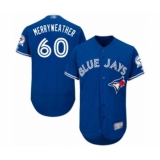 Men's Toronto Blue Jays #60 Julian Merryweather White Home Flex Base Authentic Collection Baseball Player Jersey
