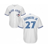 Youth Toronto Blue Jays #27 Vladimir Guerrero Jr. Replica White Home Baseball Jersey