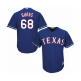Youth Texas Rangers #68 Wei-Chieh Huang Authentic Royal Blue Alternate 2 Cool Base Baseball Player Jersey