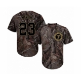 Youth Texas Rangers #23 Mike Minor Authentic Camo Realtree Collection Flex Base Baseball Jersey