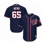 Youth Washington Nationals #65 Raudy Read Authentic Navy Blue Alternate 2 Cool Base Baseball Player Jersey