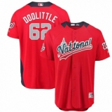 Youth Majestic Washington Nationals #62 Sean Doolittle Game Red National League 2018 MLB All-Star MLB Jersey