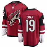 Men's Arizona Coyotes #19 Shane Doan Fanatics Branded Burgundy Red Home Breakaway NHL Jersey