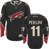 Youth Reebok Arizona Coyotes #11 Brendan Perlini Authentic Black Third NHL Jersey