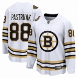 Men's Boston Bruins #88 David Pastrnak adidas Cream Primegreen Authentic Pro Player Jersey