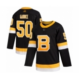 Men's Boston Bruins #50 Brendan Gaunce Premier Black Alternate Hockey Jersey