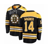 Youth Boston Bruins #14 Chris Wagner Authentic Black Home Fanatics Branded Breakaway 2019 Stanley Cup Final Bound Hockey Jersey