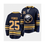Men's Buffalo Sabres #25 Owen Power Navy Stitched Jersey