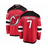 Youth New Jersey Devils #7 Matt Tennyson Fanatics Branded Red Home Breakaway Hockey Jersey