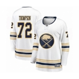 Women's Buffalo Sabres #72 Tage Thompson Fanatics Branded White 50th Season Breakaway Hockey Jersey
