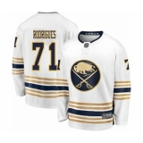 Men's Buffalo Sabres #71 Evan Rodrigues Fanatics Branded White 50th Season Breakaway Hockey Jersey
