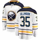 Youth Buffalo Sabres #35 Linus Ullmark Fanatics Branded White Away Breakaway NHL Jersey