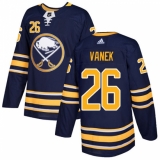 Men's Adidas Buffalo Sabres #26 Thomas Vanek Premier Navy Blue Home NHL Jersey