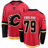 Youth Calgary Flames #79 Michael Ferland Fanatics Branded Red Home Breakaway NHL Jersey